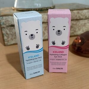 NEW in BOXES THE SAEM HYDRATING EYE STICK 2 PIECE SET